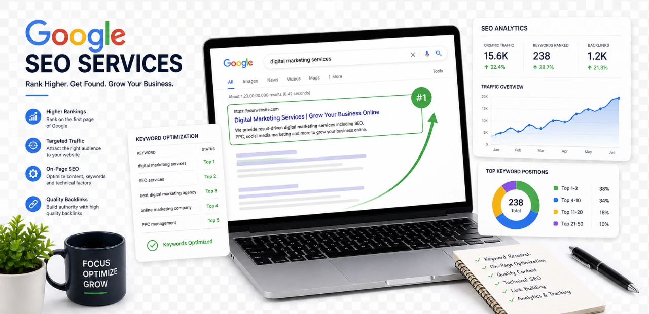 on page seo services with meta tags and content structure