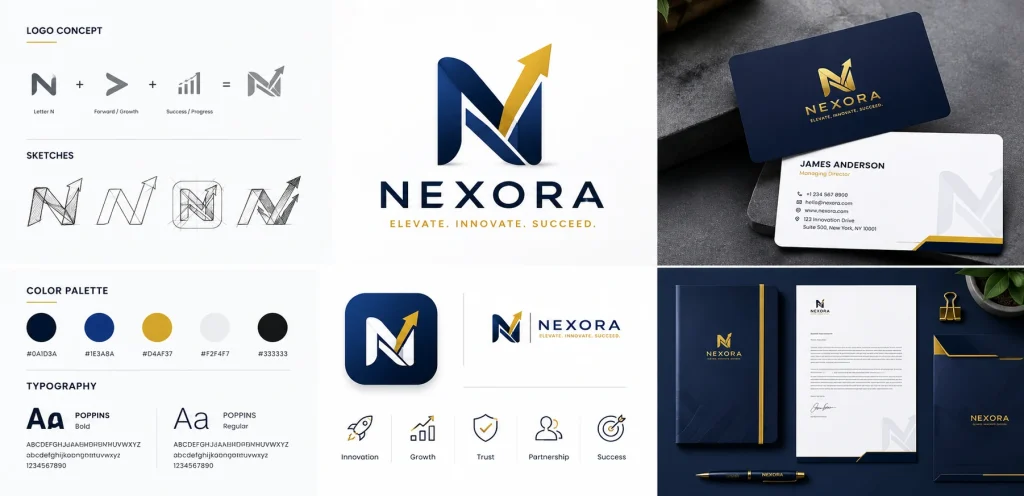 Branding and Creative Graphic Design Services: Build a Memorable Brand Identity 2 logo and graphic design services with brand identity assets