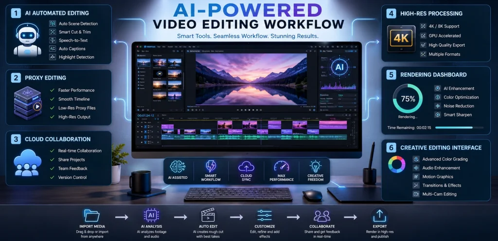 Video Editing Services: The Complete Guide to Professional Video Editing for Business Growth 5 automated video editing and proxy video editing workflow