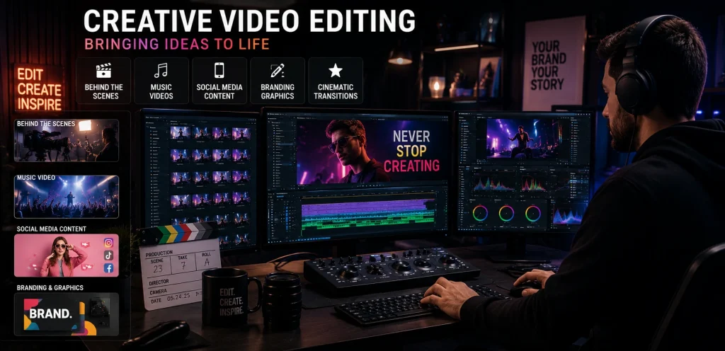 Music Video & Podcast Video Editing Services: Create Professional Videos That Captivate Your Audience 5 artist video editing for promotional content and social media marketing