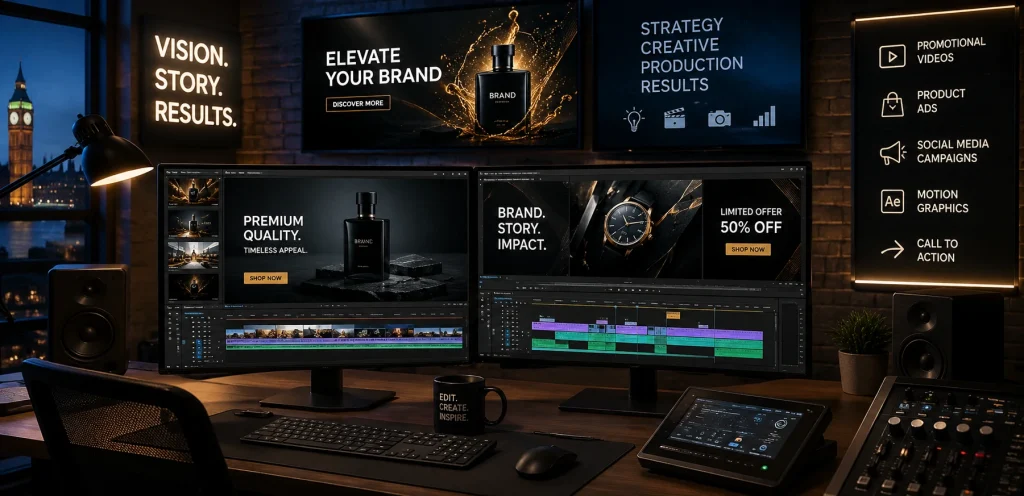 Video Editing Services UK: Professional Video Editing for Businesses, Brands & Creators 2 commercial and advertisement video editing services uk