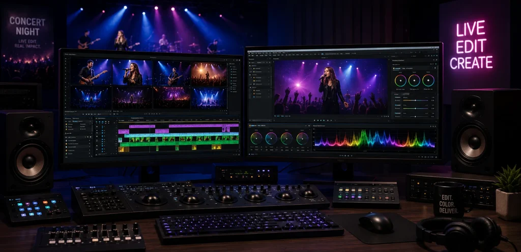 Music Video & Podcast Video Editing Services: Create Professional Videos That Captivate Your Audience 2 concert video editing and performance video editing services