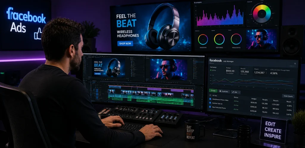 Social Media Video Editing: Create Engaging Videos That Drive More Views & Conversions 4 facebook video editing ads video editing and music video editing