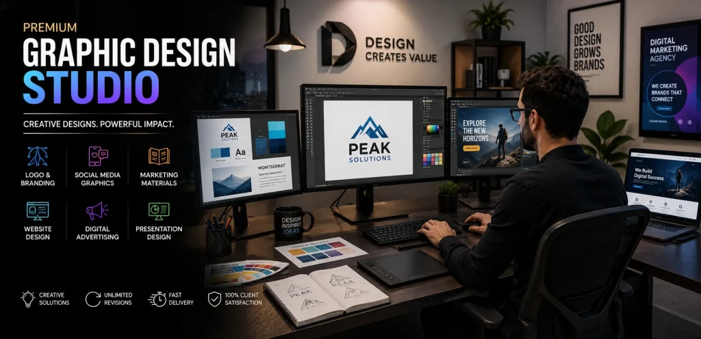 Graphic Design Services: Professional, Creative & Custom Design Solutions 1 professional graphic design services for branding marketing and businesses