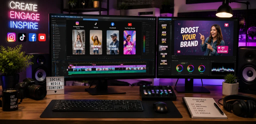 Social Media Video Editing: Create Engaging Videos That Drive More Views & Conversions 1 Professional social media videos that boost engagement