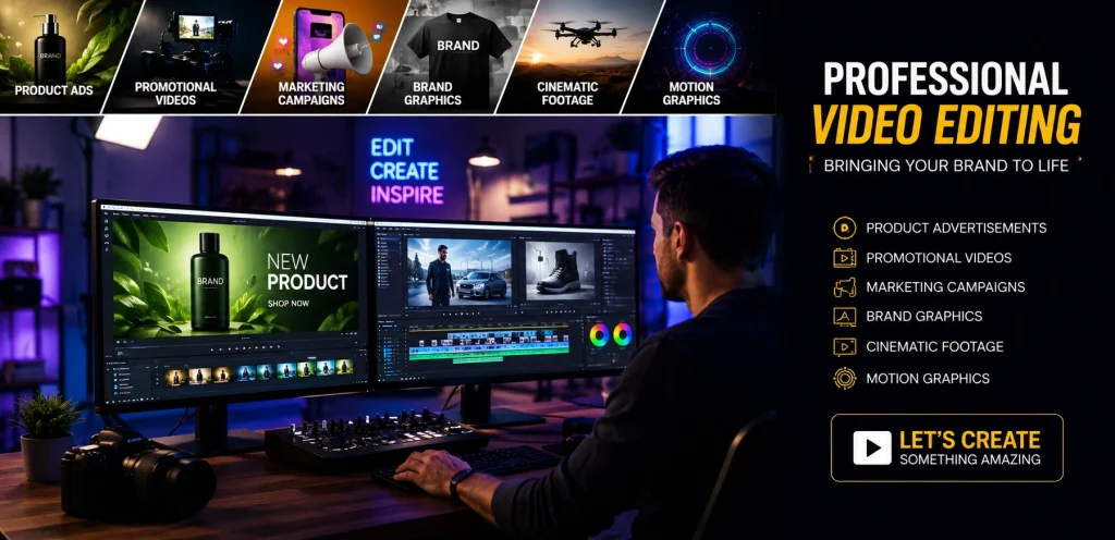 Video Editing Services USA: Professional Video Production for Businesses, Brands & Creators 4 specialized video editing services usa for music podcasts green screen and youtube
