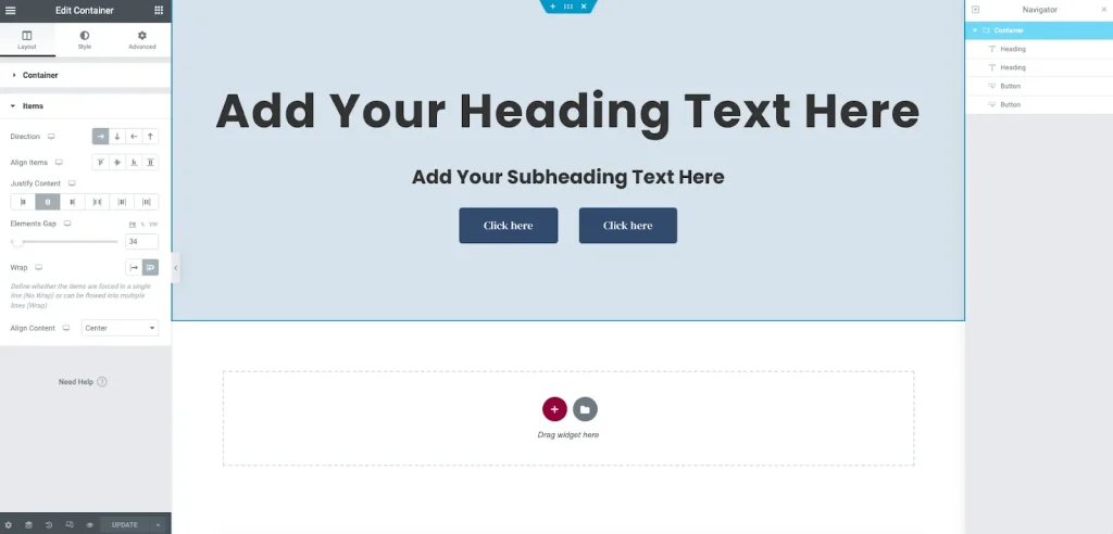 best-practices-for-using-elementor-without-containers