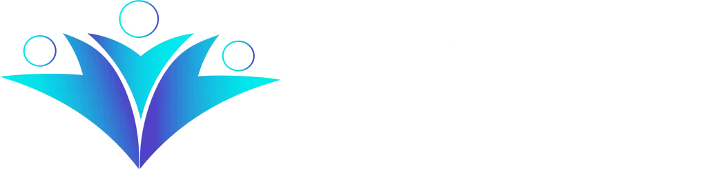 Universal Digital Agency logo with blue gradient abstract icon