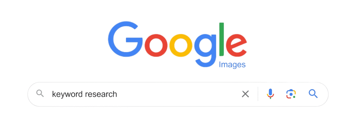 Google keyword research illustration and SEO services