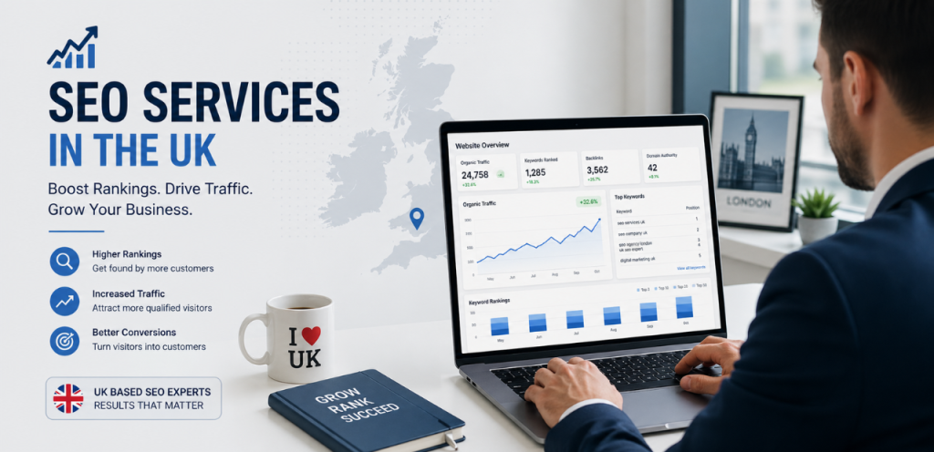 SEO Services UK: Grow Your Business with Expert SEO Solutions 4 business growth using seo services uk with increasing traffic