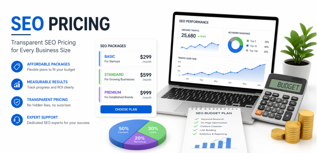 What Are SEO Services? Complete Guide for Businesses in 2026 2 local seo map optimization with business location pins