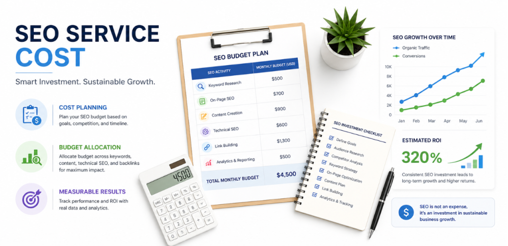 SEO Services Pricing: Packages & Cost Guide for 2026 1 seo services packages pricing comparison table