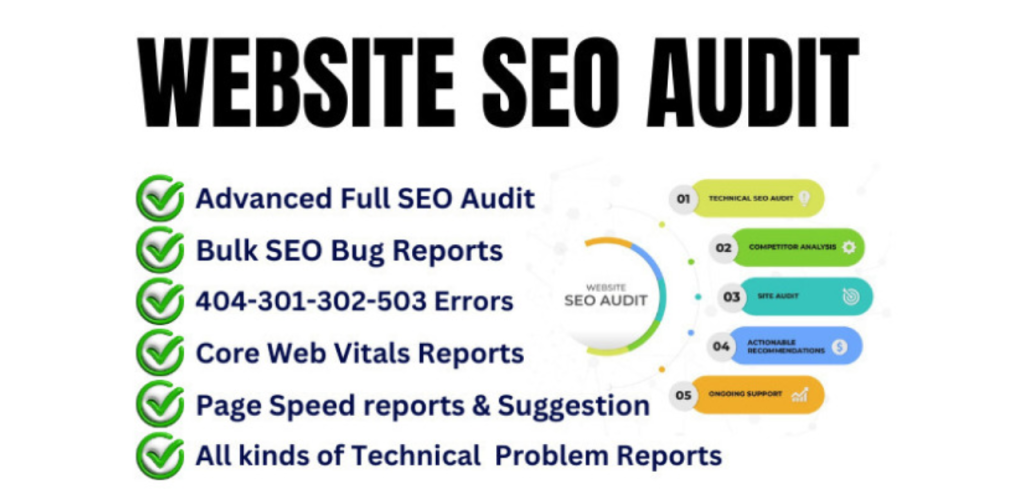 Technical SEO Services to Improve Website Performance & Rankings 6 “Website SEO audit with technical issues and performance reports”