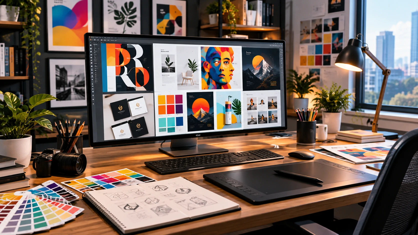 cool graphic design examples and creative layout inspiration