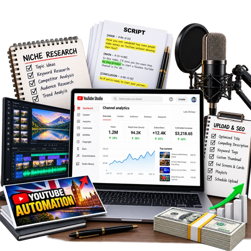 youtube automation services in uk